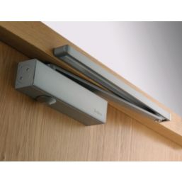Briton 2321B.T.SES Fire Rated Overhead Door Closer Silver