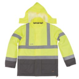 Scruffs  Hi-Vis Jacket Yellow / Navy 2X Large 54" Chest