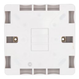Vimark Pro 1-Gang Surface Pattress White Back Box 25mm
