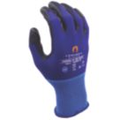 MCR Safety Contour Air General Handling Gloves Blue/Black Medium 1 Pair