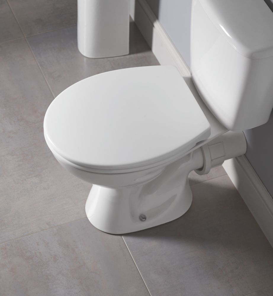 Open end on sale toilet seat