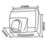 BlueDry Blue Storm High Speed Hand Dryer White 2.3kW