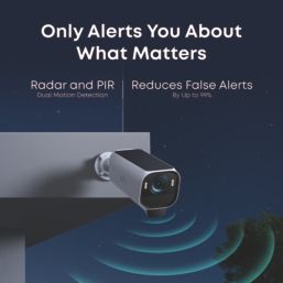 Eufy S3 Pro  White Wireless Homebase 3 Security Camera System & 2 4K Indoor & Outdoor Cameras