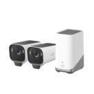 Eufy S3 Pro  White Wireless Homebase 3 Security Camera System & 2 4K Indoor & Outdoor Cameras