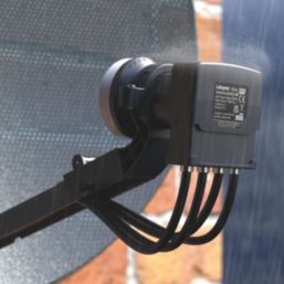 Labgear PF100 Black 1-Core Round Coaxial Cable 25m Coil