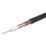 Labgear PF100 Black 1-Core Round Coaxial Cable 25m Coil