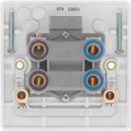 British General 800 Series 45A 1-Gang DP Cooker Switch White with LED