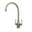 ETAL Oswald Dual Lever Kitchen Mixer Polished Brass