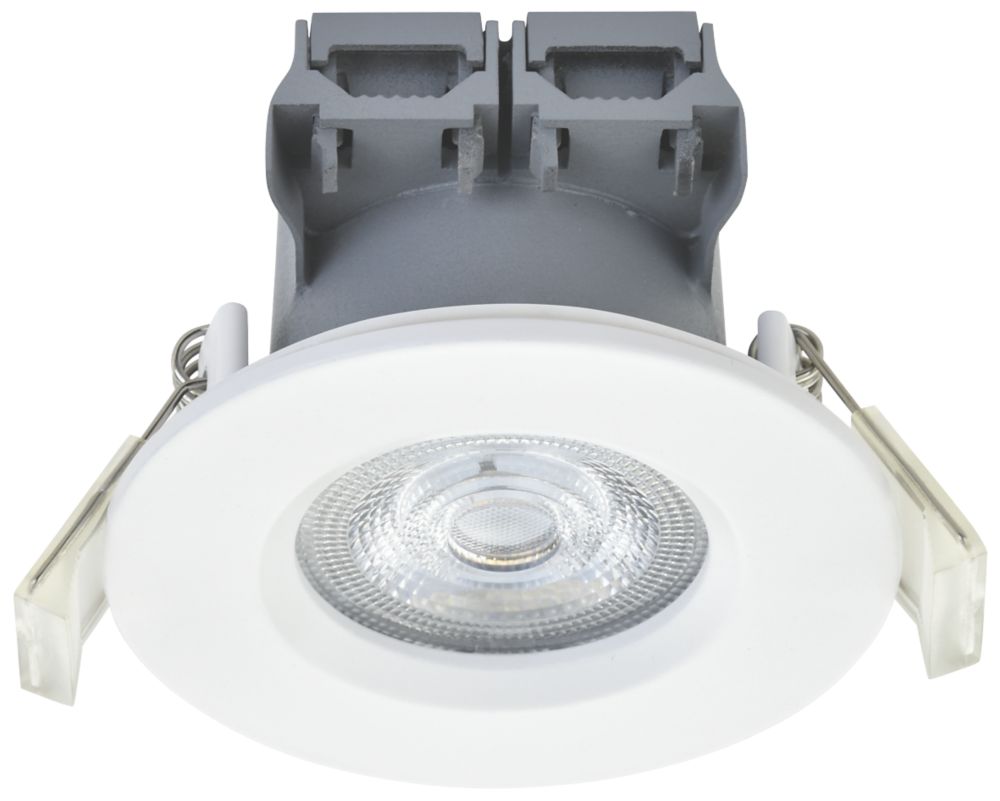 LAP Fixed LED Downlight White 4.5W 400lm Screwfix