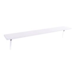 RB UK White Matte Radiator Shelf 600mm x 150mm x 18mm
