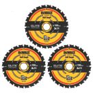 DEWALT  Wood Extreme Circular Saw Blades 190mm x 30mm 24T 3 Pack
