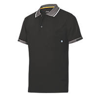 Snickers 37.5 Tech Polo Shirt Black Medium 39" Chest