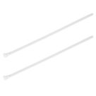 Essentials Non Fire Rated Easy Release Cable Ties Natural 25cm x 0.75cm 100 Pack