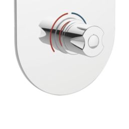 Bristan Aspen Rear-Fed Concealed Chrome Thermostatic Mixer Shower