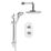 Bristan Aspen Rear-Fed Concealed Chrome Thermostatic Mixer Shower