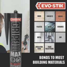 Evo-Stik Gripfill Max Solvent-Free Grab Adhesive White 290ml