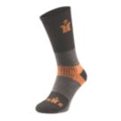Scruffs Trade Socks Black  10-13 3 Pairs