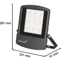 Brackenheath Rex Indoor & Outdoor LED Floodlight Black 100W 12,000lm