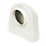 Manrose PVC Round to Rectangular Flat Channel Appliance Connector Elbow 90° Bend White 212mm x 100mm