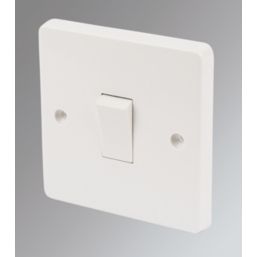 Crabtree Capital 10AX 1-Gang 2-Way Light Switch  White