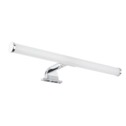 Sylvania Sylmirror 400mm LED Warm White Flute Bathroom Mirror Light Chrome 6W 540lm