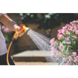 Hozelock Wonderhoze 30m Expandable Garden Hose with Multi-Spray Gun 5 Pieces