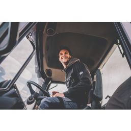 JCB Horton Hoodie Black/Grey Medium 40-42" Chest