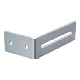 Essentials Adjustable Corner Bracket Silver 55mm x 120mm x 30mm
