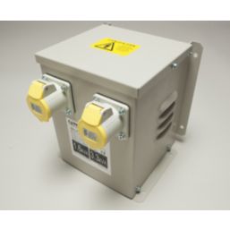 Carroll & Meynell  3300VA Intermittent Step-Down Isolation Transformer 230V/110V Grey