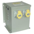Carroll & Meynell  3300VA Intermittent Step-Down Isolation Transformer 230V/110V Grey
