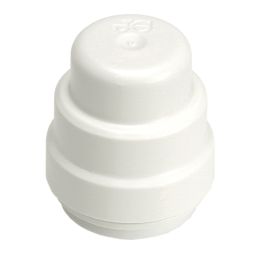 JG Speedfit  Plastic Push-Fit Stop Ends 15mm 10 Pack