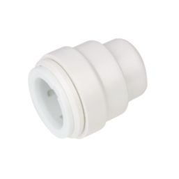 JG Speedfit  Plastic Push-Fit Stop Ends 15mm 10 Pack