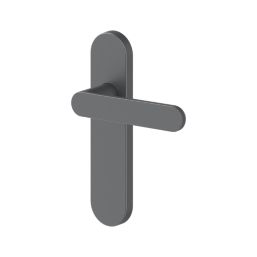 Cooke & Lewis Maugan Lever on Backplate Door Handles Pair Titanium