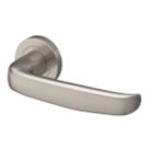 Smith & Locke Gwazel Door Handle Pair Satin Nickel