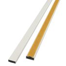 Firestop  Fire Door Intumescent Strips White 10mm x 4mm x 2100mm 10 Pack