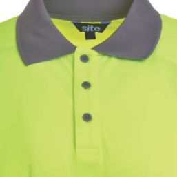 Site  Hi-Vis Polo Shirt Yellow X Large 47" Chest