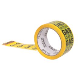 Arctic Hayes 662030-50M Gas ID Tape Yellow/Black 50m x 50mm
