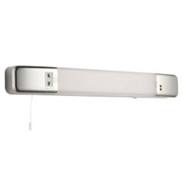 LAP  Dual Voltage LED Shaver Light Chrome Effect 7W 480lm