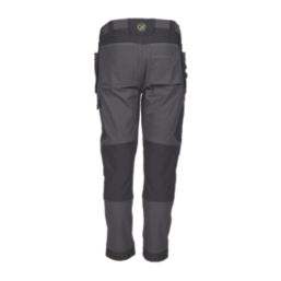 Apache Calgary Work Trousers Grey/Black 32" W 29" L