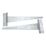 Smith & Locke Self-Colour Straight Heavy Duty Scotch Tee Hinges 154mm x 409mm x 59mm 2 Pack