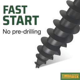TimbaScrew  TX Wafer Thread Cutting Timber Screws 6.7mm x 100mm 50 Pack