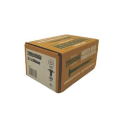 TimbaScrew  TX Wafer Thread Cutting Timber Screws 6.7mm x 100mm 50 Pack