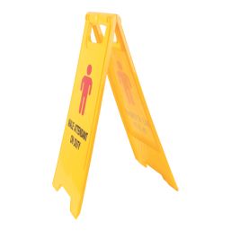 Essentials Male Attendant On Duty A-Frame Safety Sign 600mm x 290mm