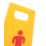 Essentials Male Attendant On Duty A-Frame Safety Sign 600mm x 290mm