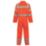 Wearwell   Flame Retardant Boilersuit Orange Large 46" Chest 31" L