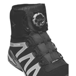 Solid Gear Onyx Size 8  Black Water-Resistant  Safety Boots