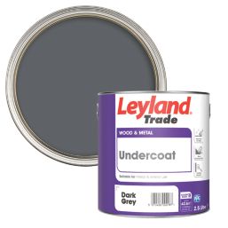 Leyland Trade  2.5Ltr Dark Grey Matt  Interior & Exterior Wood & Metal Undercoat
