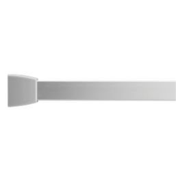 Croydex Slimline Shower Rail Aluminium Silver 1800mm