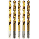 Erbauer  Round Shank Metal Drill Bits 12mm x 151mm 5 Pack
