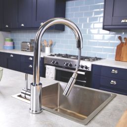 ETAL Cato  Pull-Out Style Kitchen Mixer Tap Chrome Finish